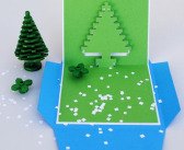 小姐姐手工制作贺卡,小姐姐的温馨心意传递